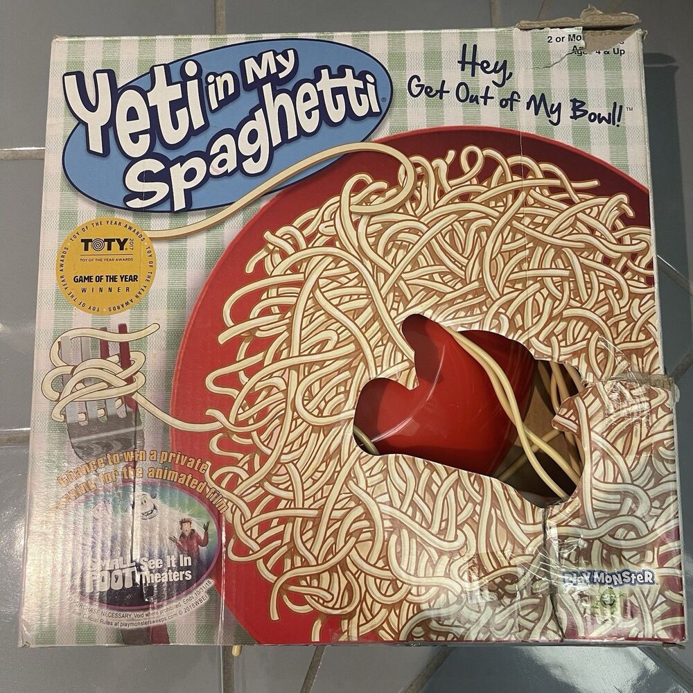 PlayMonster Yeti in My Spaghetti Game Silly Childrens Game